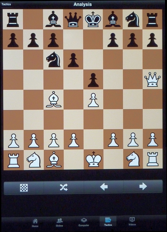 Chess.com on the iPad - click to return to Chess.com overview