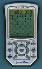 small image of Excalibur's Pocket LCD Chess handheld - click for a larger view