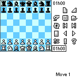 Chess Tiger's smallest screen with function buttons