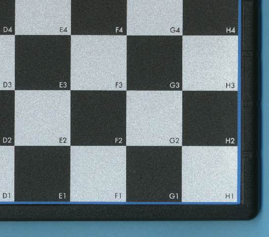 Close up of Chess Station Board Squares - Click to return to Chess Station Review Page