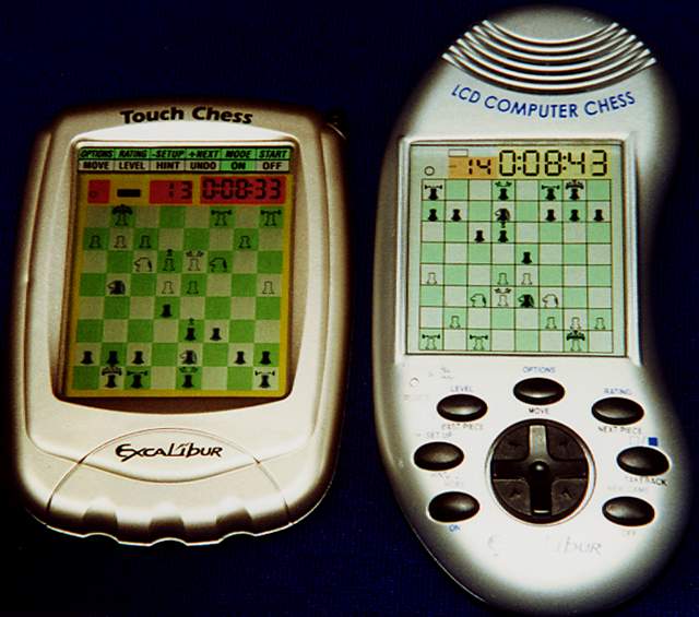 Side-By-Side View of Touch Chess and LCD Chess Unit