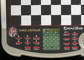 close up of King Arthur control panel - click for larger view