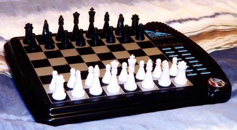 Alexandra Talking Tabletop Chess Computer (large image) - click to return to Alexandra review