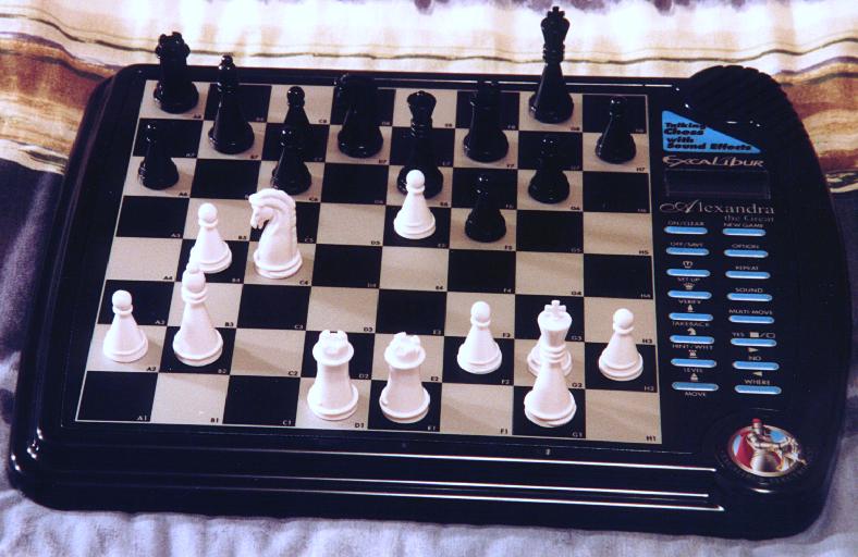Alexandra Talking Tabletop Chess Computer (large image) - click to return to Alexandra review