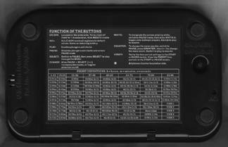 GameTime II chess clock bottom side - click for a larger view