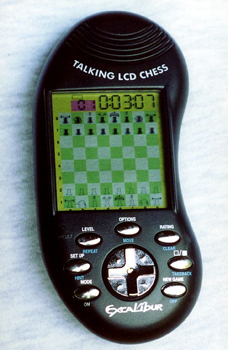 Talking LCD Chess large image - click to return to Talking LCD Chess review